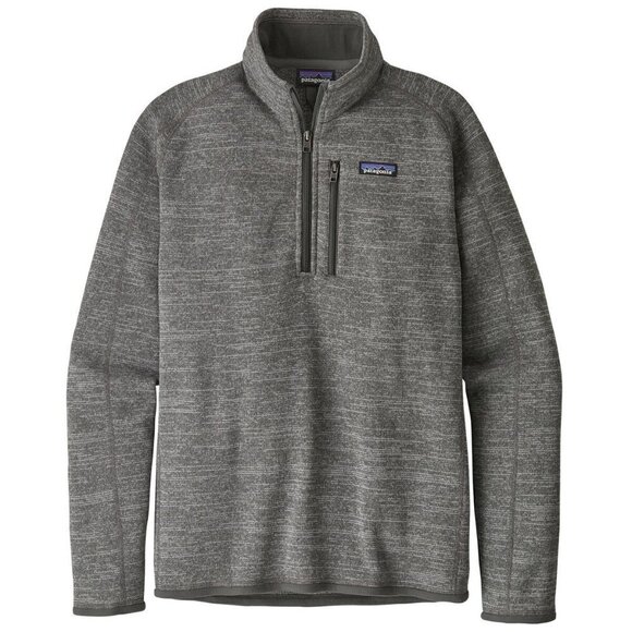 Patagonia Men's Better Sweater 1/4-Zip Fleece 25523 in Nickel Grey Size S - Picture 1 of 7